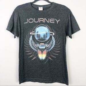JOURNEY Graphic Band Tee Short Sleeve Size Small